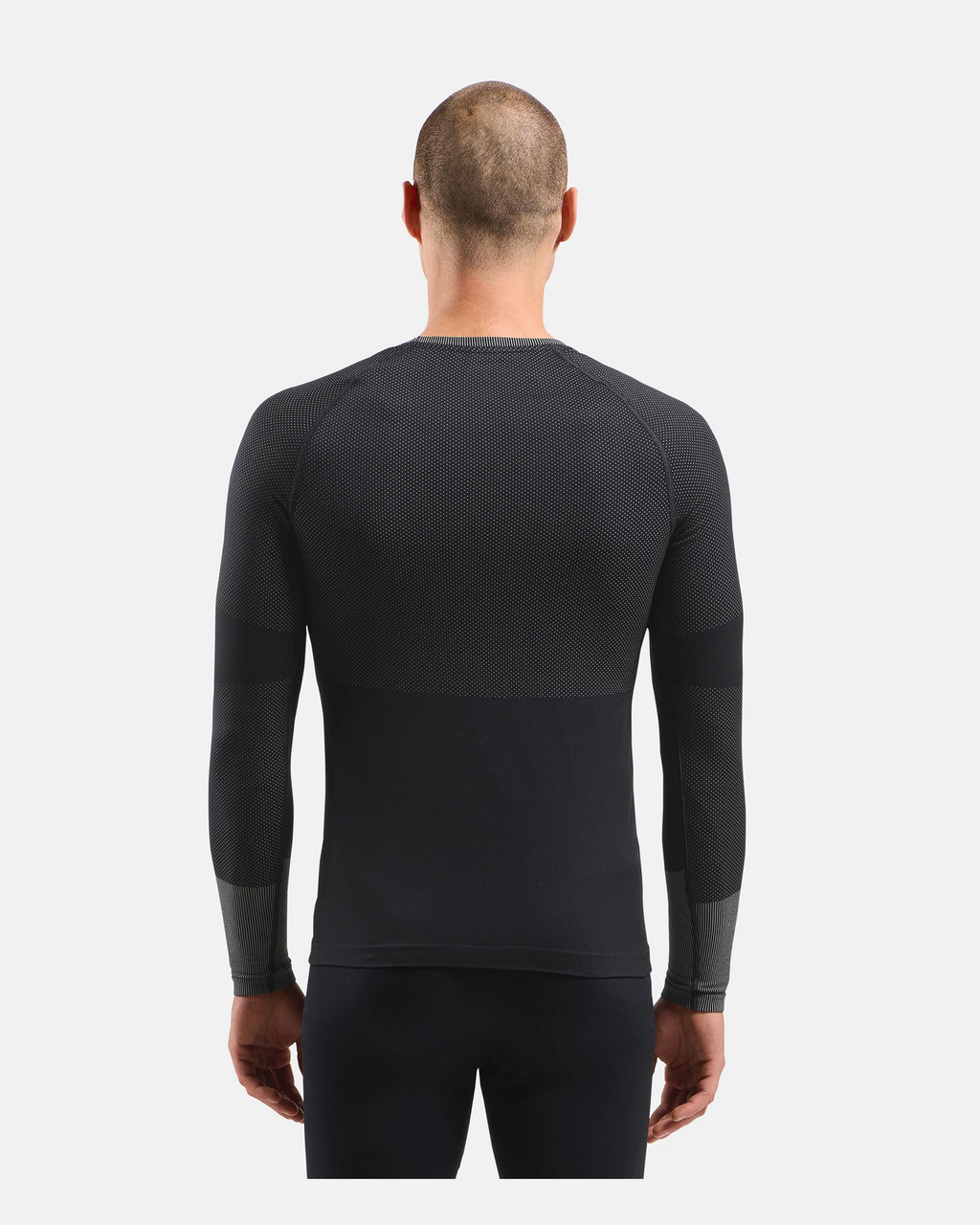 Odlo Fundamentals Performance Warm Bl Top Crew Neck L/S, Black, MEN - Snö&Tö
