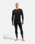 Odlo Fundamentals Performance Warm Bl Top Crew Neck L/S, Black, MEN - Snö&Tö