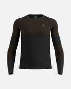 Odlo Fundamentals Performance Warm Bl Top Crew Neck L/S, Black, MEN - Snö&Tö
