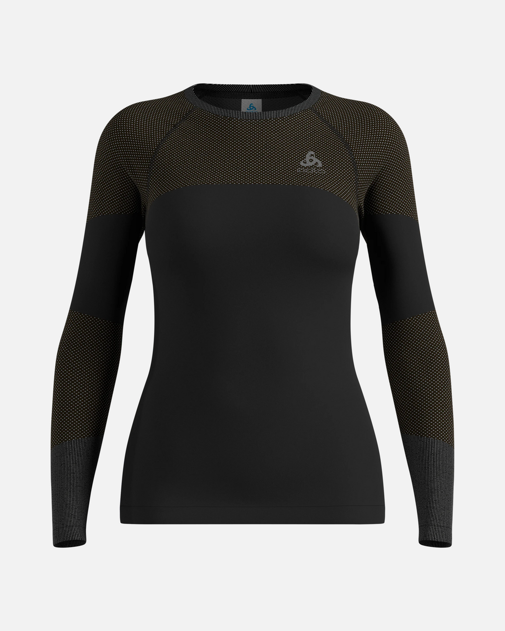 Odlo Fundamentals Performance Warm Bl Top Crew Neck L/S, Black, WOMEN - Snö&Tö