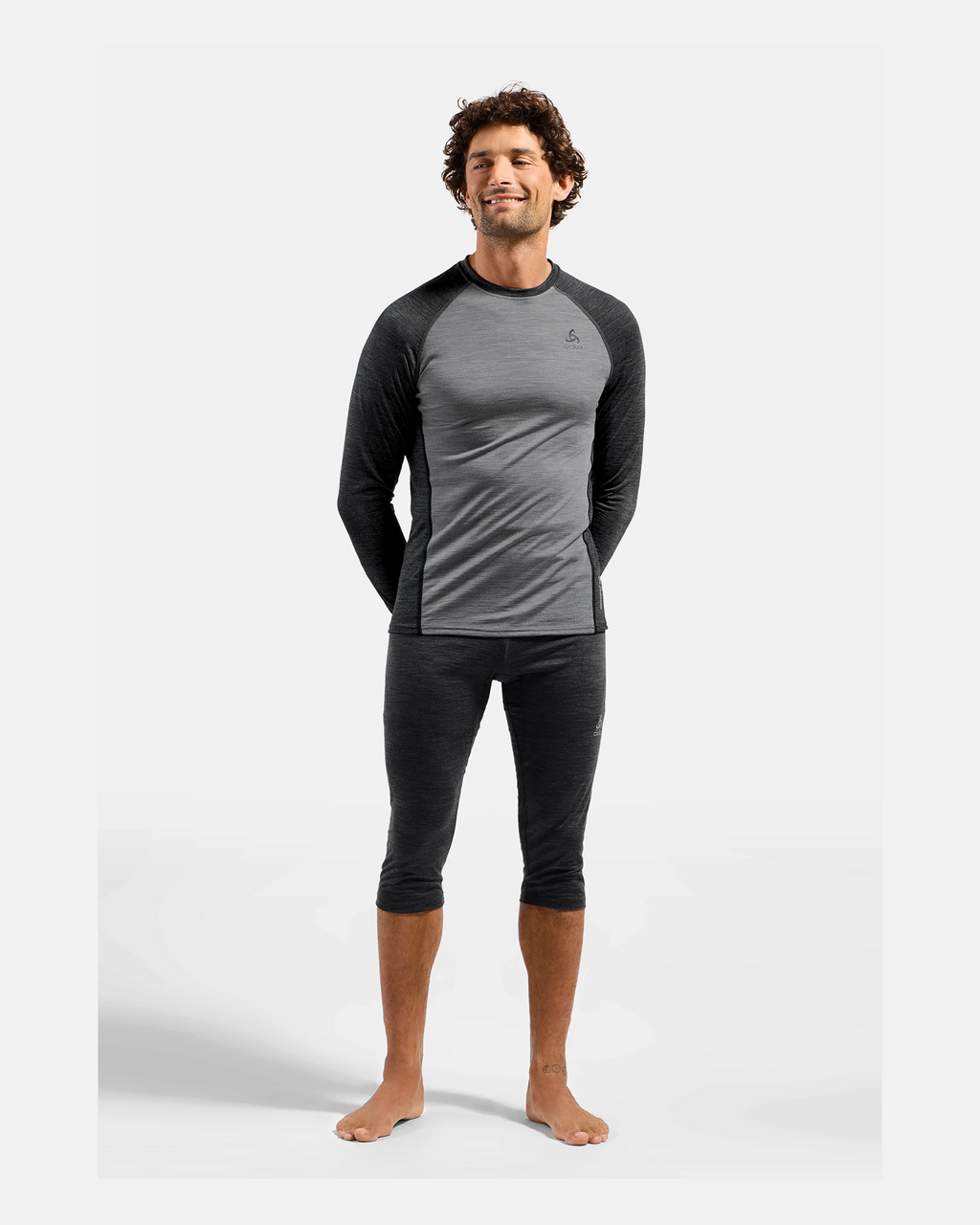 Odlo Natural Performance Pw 150 Bl Top Crew Neck L/S, MEN - Snö&Tö