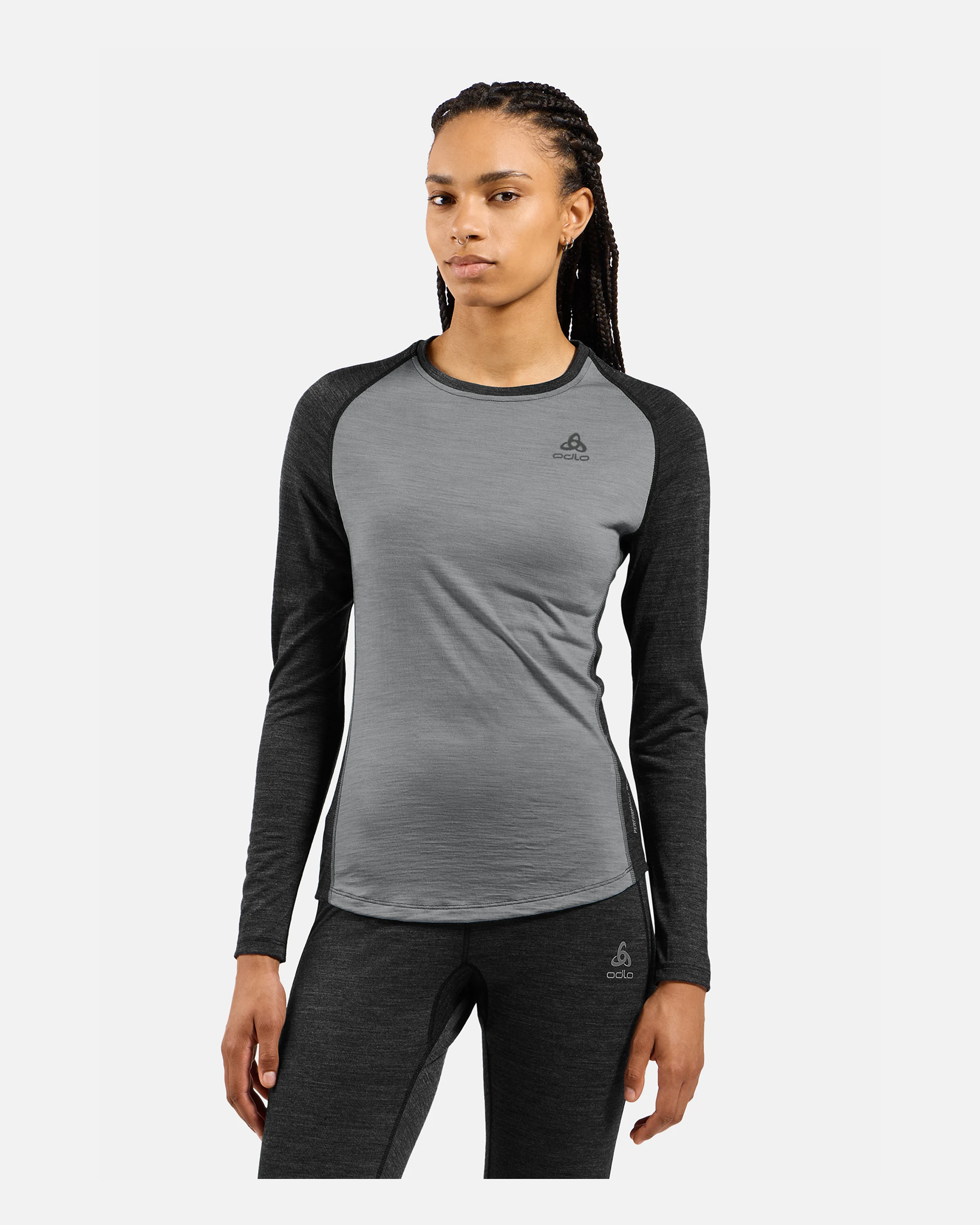 Odlo Natural Performance Pw 150 Bl Top Crew Neck L/S, WOMEN - Snö&Tö