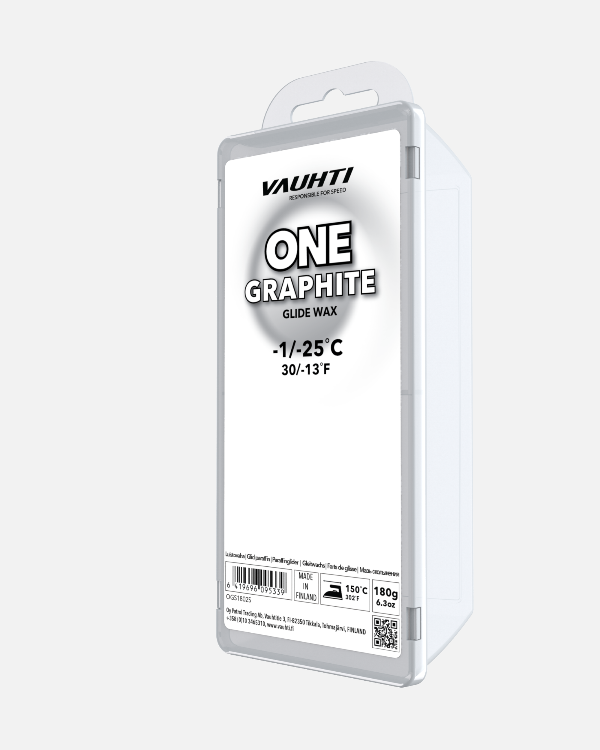 VAUHTI ONE GRAPHITE VALLA 180g