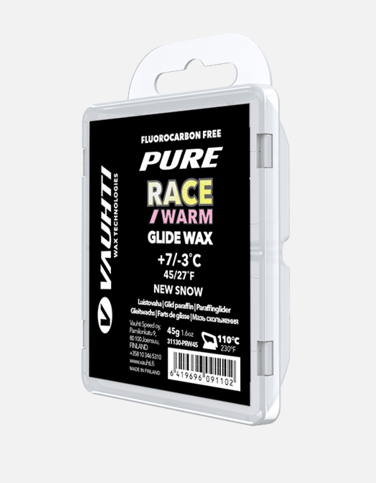 VAUHTI PURE RACE NEW SNOW WARM BLOCK 45g - Snö&Tö