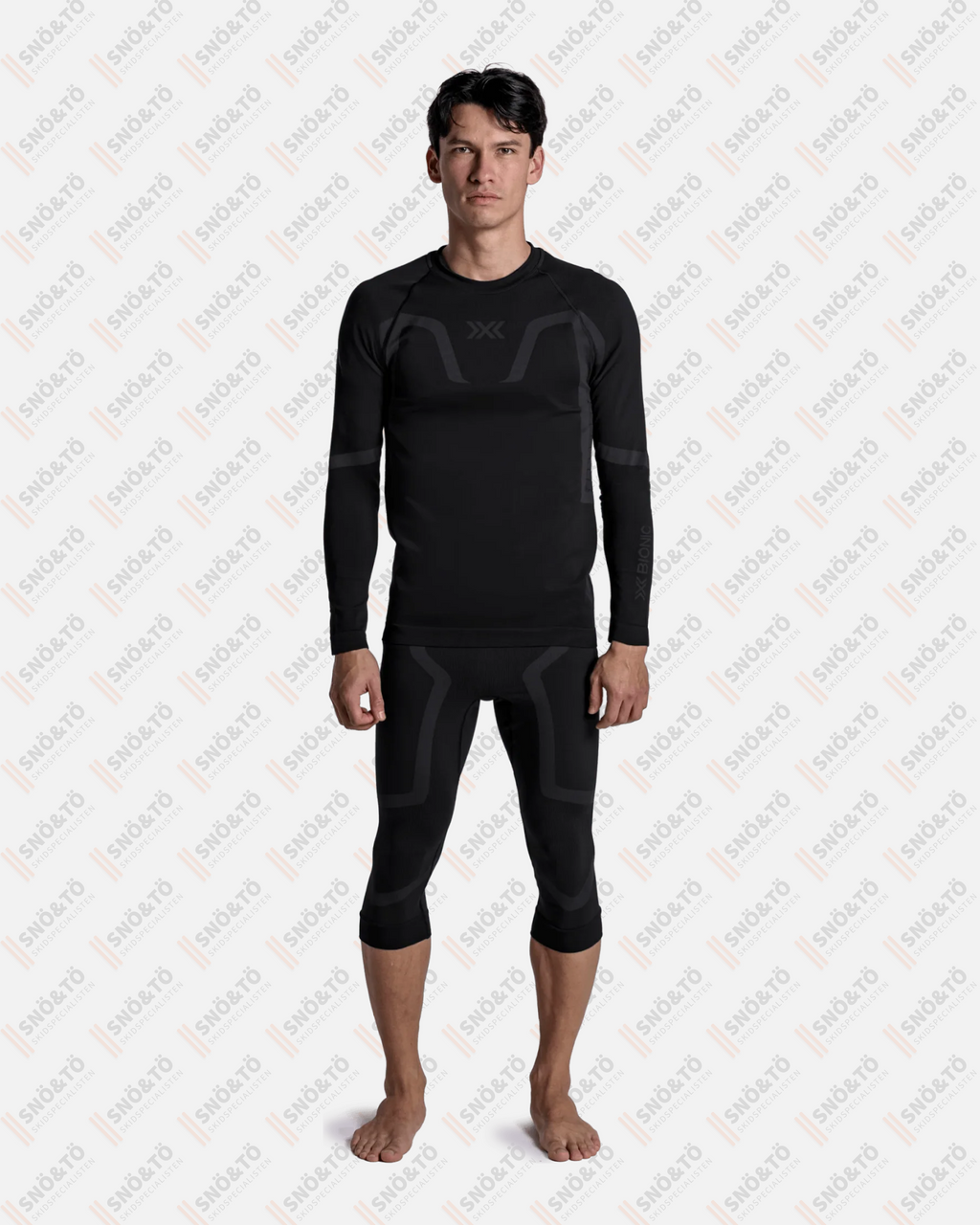 X-BIONIC X-ENTIAL BASELAYER LS, MEN, X BLACK - Snö&Tö