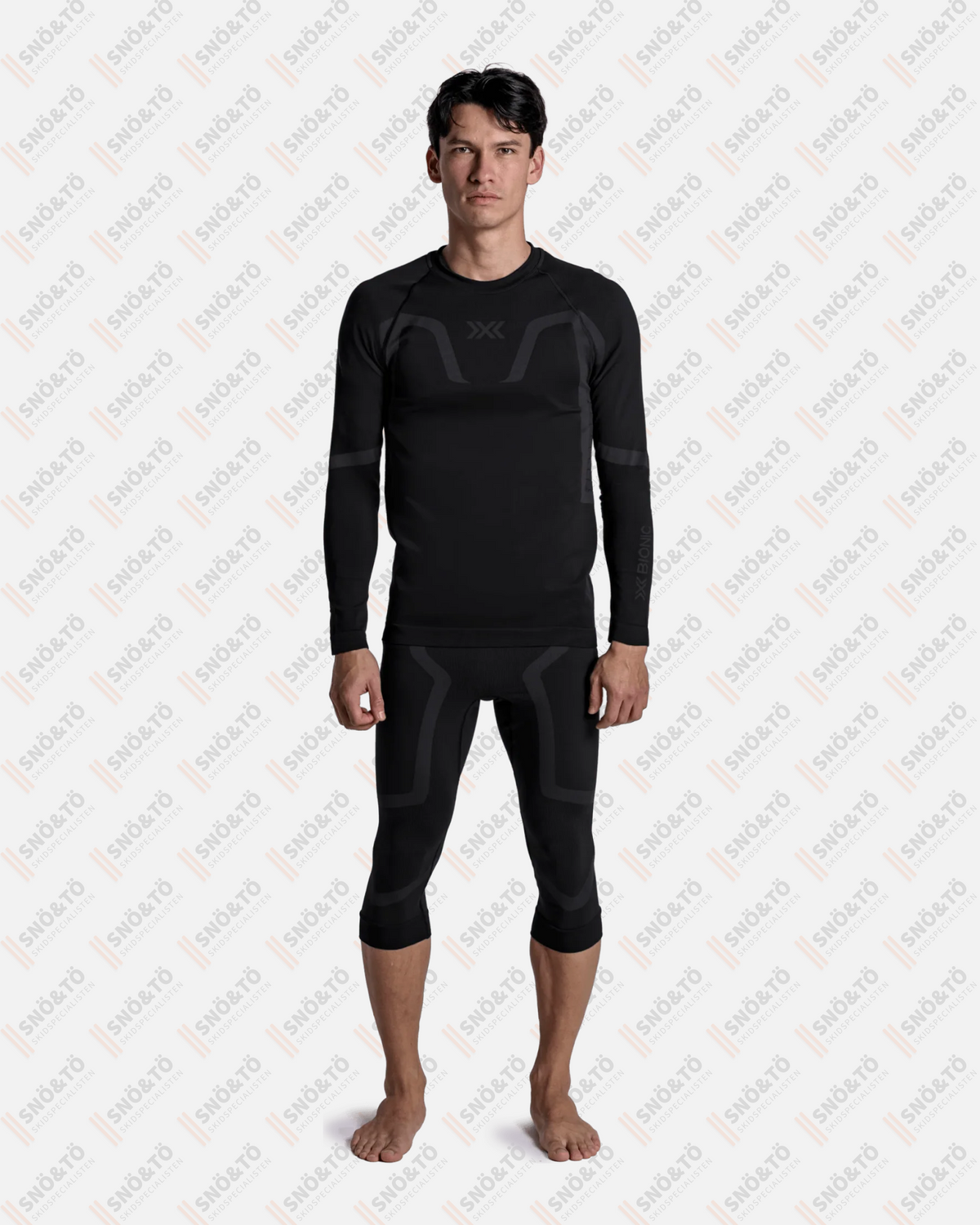 X-BIONIC X-ENTIAL BASELAYER LS, MEN, X BLACK - Snö&Tö