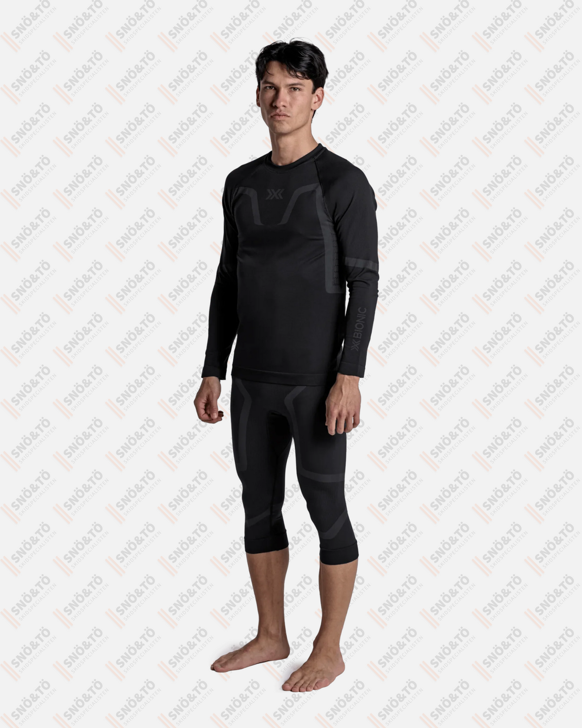 X-BIONIC X-ENTIAL BASELAYER LS, MEN, X BLACK - Snö&Tö