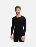 FALKE Men long sleeve Shirt Warm - Black - Snö&Tö