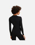 FALKE Women long sleeve Shirt Warm - Black - Snö&Tö